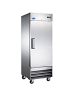 Zanduco 29" Single Door Stainless Steel Reach-In Freezer with 650L Capacity - 110V, 1/2 HP