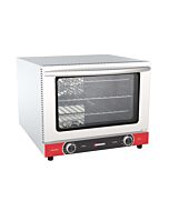 Omcan 18" Light-Medium Duty Quarter-Size Countertop Convection Oven with 21L Capacity - 120V, 1440W