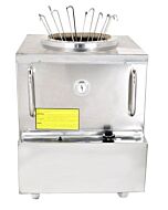 Zanduco 34" x 34" Stainless Steel Natural Gas Tandoor Clay Oven – 70,000 BTU