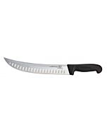 Omcan 12" Steak Knife Granton Edge Greban