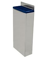 Omcan Extra Small Stainless Steel Knife Rack with Plastic Insert - Blue