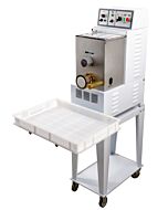 Trento TR75 26.5 lb/hr Floor Pasta Machine with Cooling System, Trolley, and Cutting Assembly - 1HP, 110V