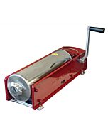 Omcan Tre Spade 10 kg / 22 lb Capacity Horizontal Two-Speed Gear - Driven Sausage Stuffer
