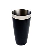 Omcan 28 oz. Stainless Steel Bar Shaker Cup with Black PVC Exterior