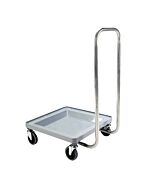 Omcan Gray Polypropylene Dish Rack Dolly with Handle