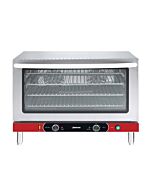 Omcan 32" Light-Medium Duty Full-Size Countertop Convection Oven with 100L Capacity - 220V, 2800W
