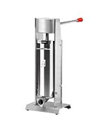 Omcan Elite Series All Stainless Steel Vertical Two-Speed Gear-Driven Manual Sausage Stuffer with 22 lb. capacity