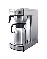 Omcan Stainless Steel Coffee Maker with 2 Liter Thermal Carafe