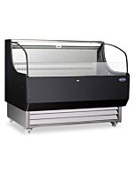Zanduco 52" Open Refrigerated Floor Display Case Self-Serve with 13.07 cu. ft.