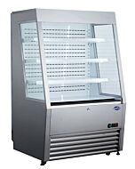 Zanduco 36" Open Refrigerated Floor Self-Serve Display Case with 13.77 cu.ft. Capacity