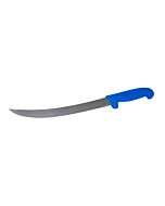 Omcan 12″ Slim Curved Steak Knife - Blue Handle