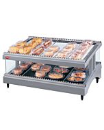 Hatco GR3SDS-39 Glo-Ray 39" Self Service Glass Merchandising Display Warmer- 2 Shelves