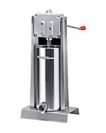 Omcan Tre Spade 15 kg / 30 lb Capacity Vertical TwoSpeed Gear - Driven Sausage Stuffer - All Stainless Steel