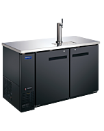 Zanduco 59" Two-Door Kegerator/Beer Dispensers with 1 Tap and 547L Capacity - 115V