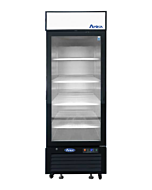 Atosa MCF8722GR 27" Bottom Mount Single Glass Door Reach In Merchandiser Refrigerator - CA