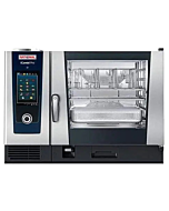 Rational CC1GRRA.0000239 iCombi Pro 6 Pan Full-Size Liquid Propane Combi Oven with Touch Screen Controls - 208/240V, 1 Phase