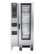 Rational CF2GRRA.0000279 iCombi Classic Single 20-Half Size Liquid Propane Combi Oven with Manual Controls - 120V