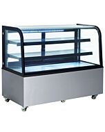 Zanduco 60" Curved Glass Dry Bakery Display Case