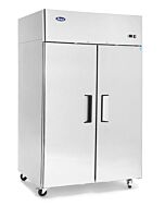 Atosa MBF8002GR Top Mount Solid Two Door Reach-In Freezer - CA