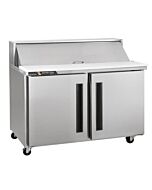 Centerline CLPT-4818-SD-LR 48" 18 Mega-Top Refrigerated Solid Door Sandwich/Salad Prep Table Unit