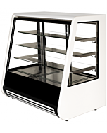 Frost Tech DC3-WRP 37 3/4" Angled Glass Refrigerated Display Case - Bakery / Pastry