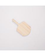 American Metalcraft 12" x 13" Pizza Board Wood with 9" Handle 2212
