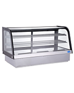 Zanduco 60" Countertop Drop-in Curved Glass Refrigerated Display - 198L
