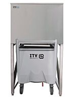 ITV SCS-350 Ice Storage Bin With single cart - 308 Lbs capacity