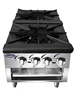 Atosa ATSP-18-2 Double Stock Pot Stove Lower Version Natural Gas or Liquid Propane - 160,000 BTU