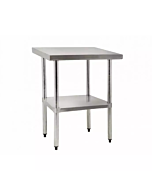 Zanduco 24'' Depth Stainless Steel Heavy Duty Worktable with Undershelf