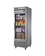 True T-23G-HC~FGD01 One Section Glass Door Reach In Refrigerator with LED Lighting