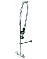 Omcan 8" Wall Mounted Pre-Rinse Unit with 44" hose