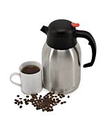 Omcan 51 oz. (1.5 Liter) Double-Wall Insulated Stainless Steel Thermal Carafe