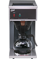 Curtis CAFE1DB 12 Cup Pour-over Decanter Brewer with 1 Warmer – 120V, 1550W