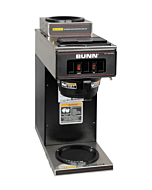 Bunn VP17-2 Stainless Steel Coffee Maker with Lower and Upper Warmer - 120V, 1600W