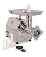 Omcan #22 Economical Stainless Steel Electric Meat Grinder
