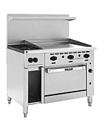 Vulcan Endurance Series 48" Gas Range with Convection Oven, 2 Burners, and 36" Thermostatic Griddle