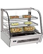 Zanduco 27" Countertop Curved Glass Display Warmer