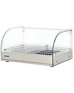Omcan 22" Display Warmer with Front Curved Glass and 1 Rear Door