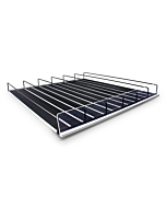 Omcan Adjustable Gravity Feed Roller Shelf for Display Refrigerators