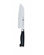 Henckels Santoku Knife 7" / 180mm  TWIN™Four Star II  Granton Edge  30087-181