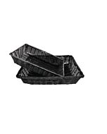 Omcan 19.5" x 15.5" x 4" Deli Basket Black 31426