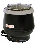 Omcan 10.6 QT Soup Kettle with Plastic Lid