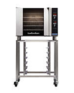 Turbofan E31D4/SK2731U 32"  Half Size Sheet Pan Digital Electric Convection Oven on a Stainless Steel Stand