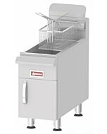 Omcan Countertop Fryer 15 lb. Capacity with Thermostat Natural Gas - 26,500 BTU