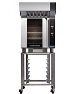 Turbofan E32D5/SK32/VH32 29" Full Size Sheet Pan Digital Electric Convection Oven On a Stainless Steel Stand with Ventless Hood (VH32)