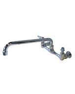 Zanduco Splash Mounted Faucet 8" Centers, Swing Nozzle 10" Spout
