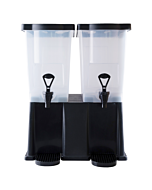 Omcan Double Rectangular Juice Dispenser - 11.4L
