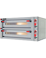 Trento Fuoco Series 57″ Double Chamber Pizza Oven with 41.3″ Chamber, Digital Display – 18 kW, 220 V, 3 Ph