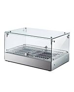 Zanduco 22" x 14" x 12" Countertop Display Warmer With Front And Rear Doors